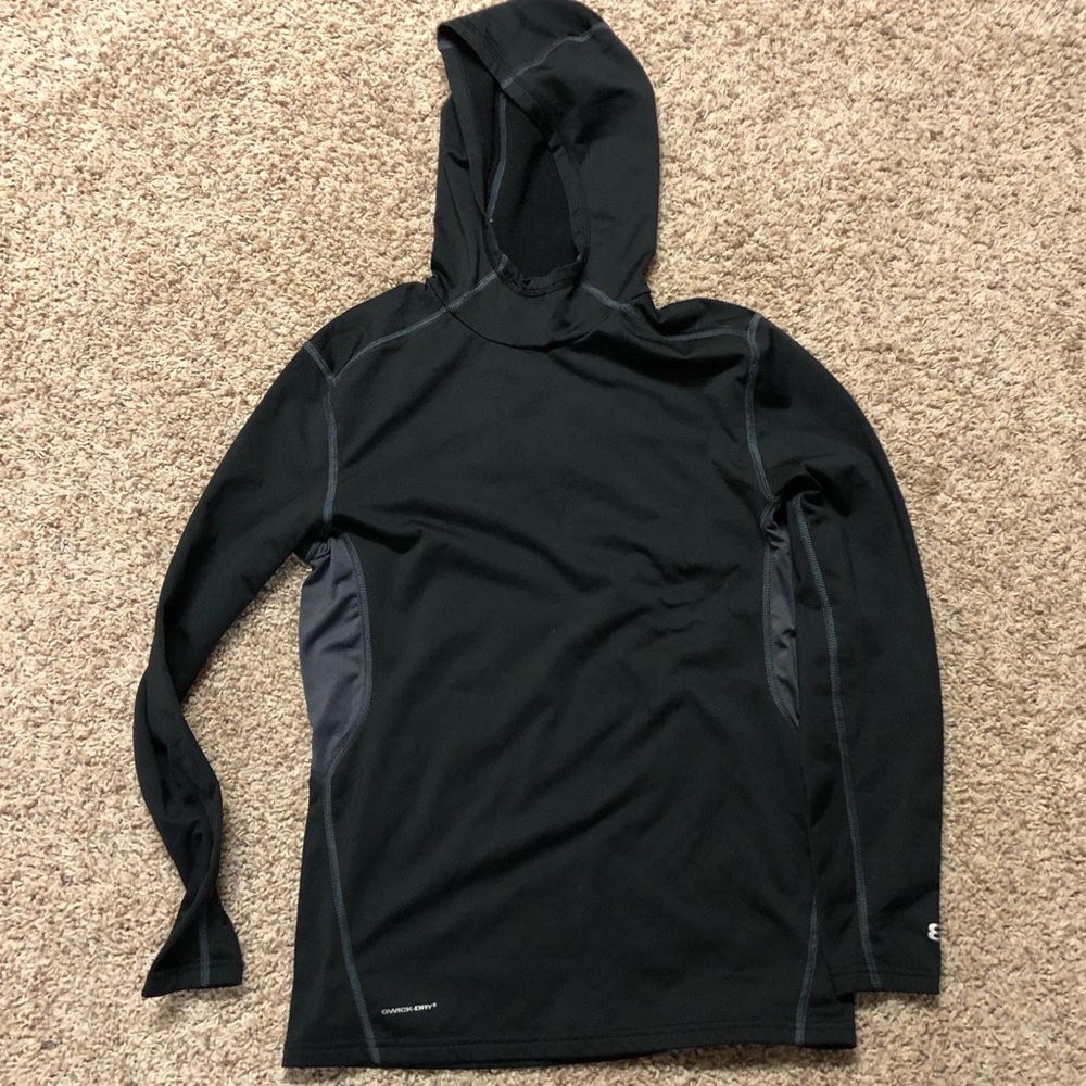 Men’s Layer8 Qwick-Dry Hooded Top Long Sleeve, M